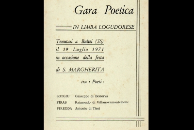 Gara poetica Bultei -19 Luglio1971 (parte 1)