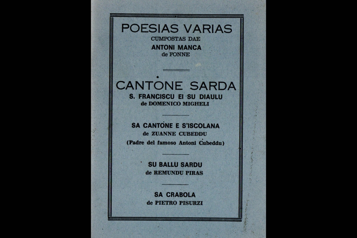 Da Poesias Varias - Sonetto dialettale